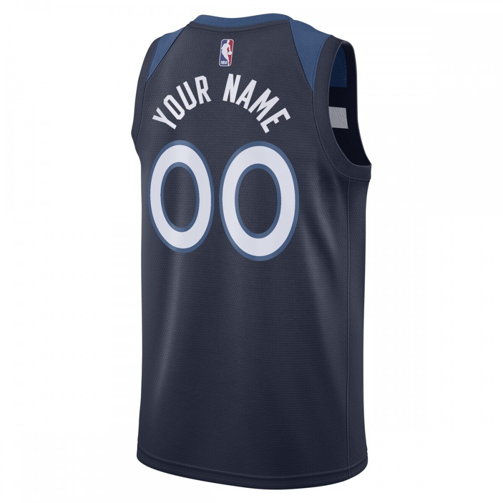 Minnesota Timberwolves Swingman Custom Jersey Navy - Icon Edition-Pro Kit Vault | Brand New 26/27 Sports Jerseys